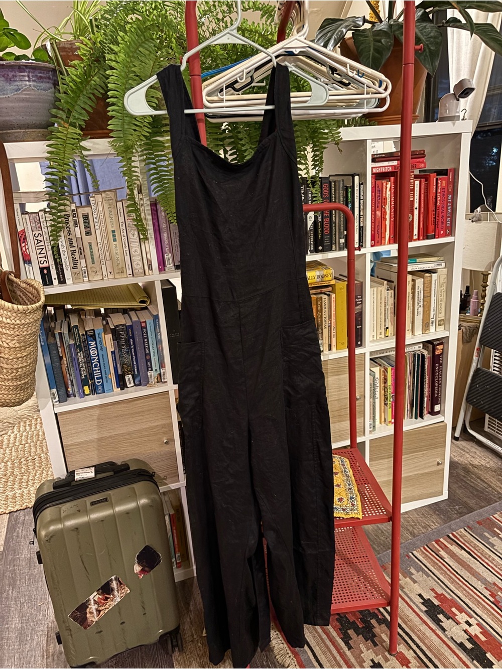 Everlane Black Sleeveless Jumpsuit